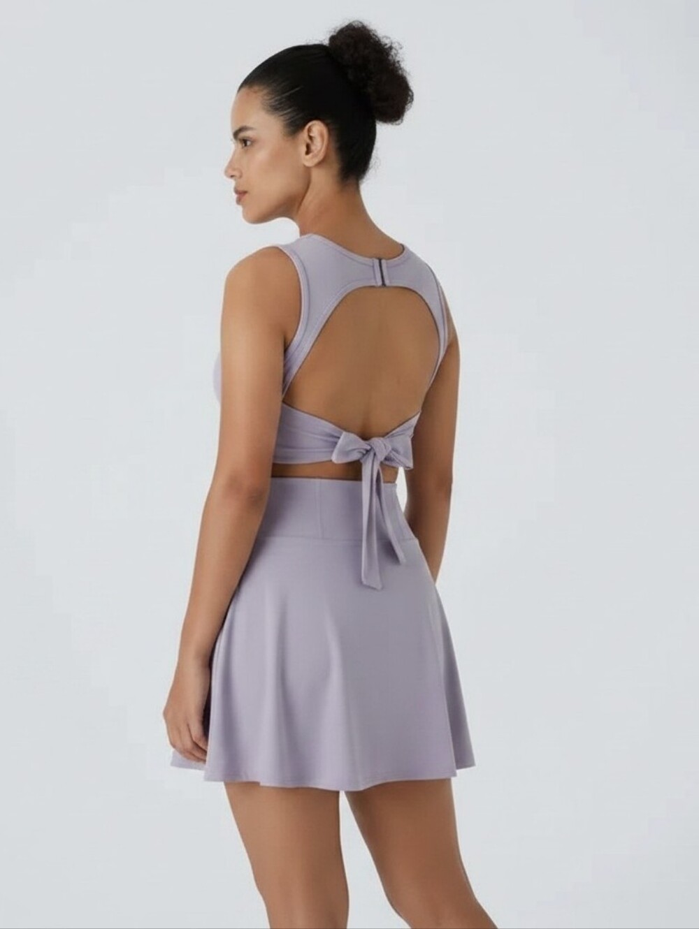 HALARA Easy Peezy Lavender Sleeveless Midi Dress - Picture 2 of 9